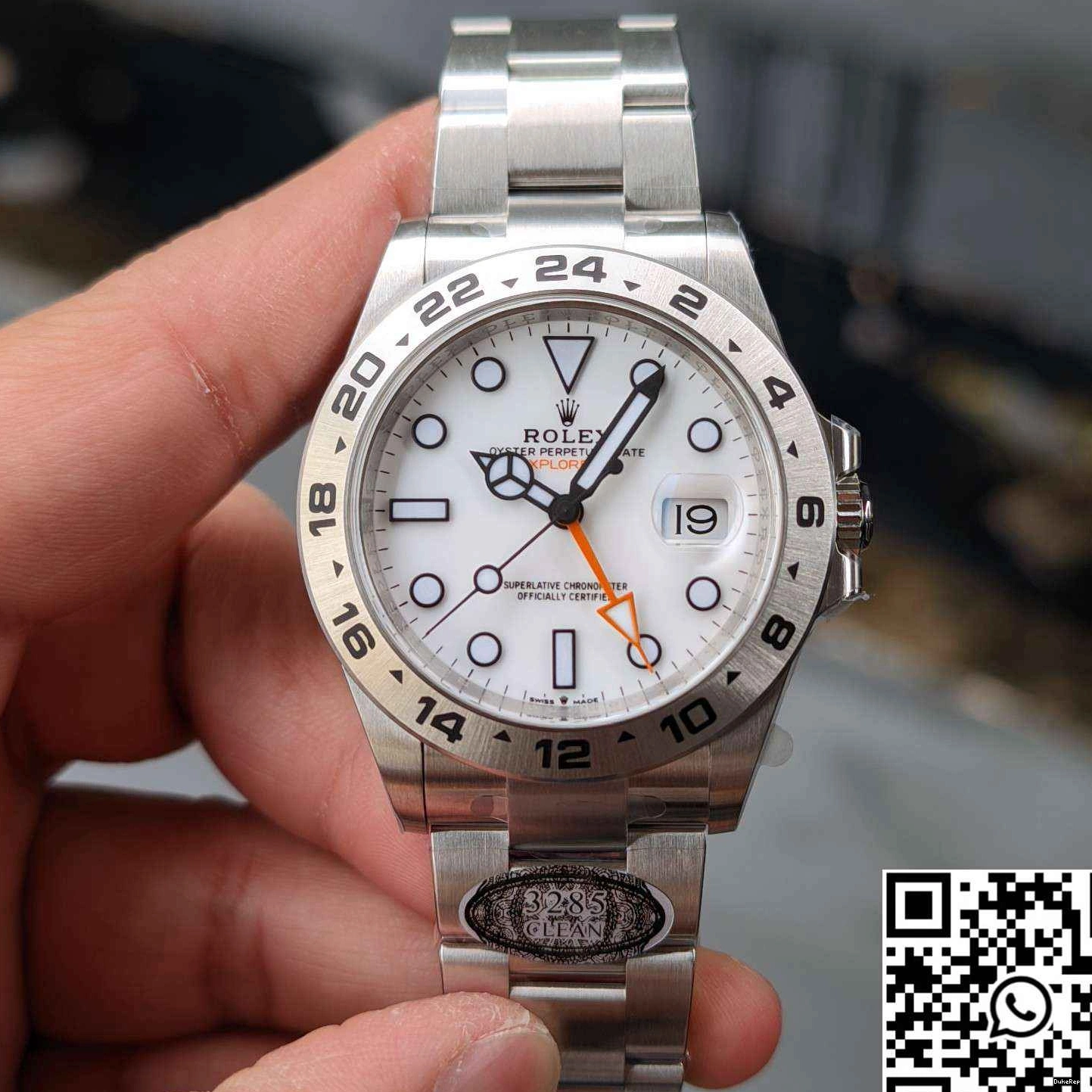 Steel Rolex Explorer Clean Stainless White Dial M226570-0001 Factory 0511